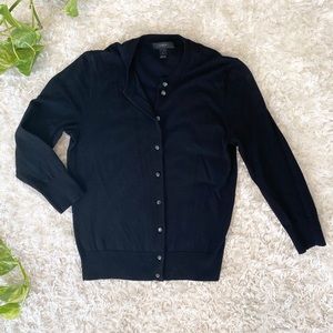 J. Crew Black Button-Up Cardigan